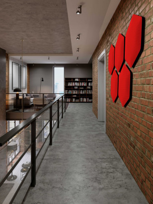 Panneau acoustique design mur et plafond aux formes originales